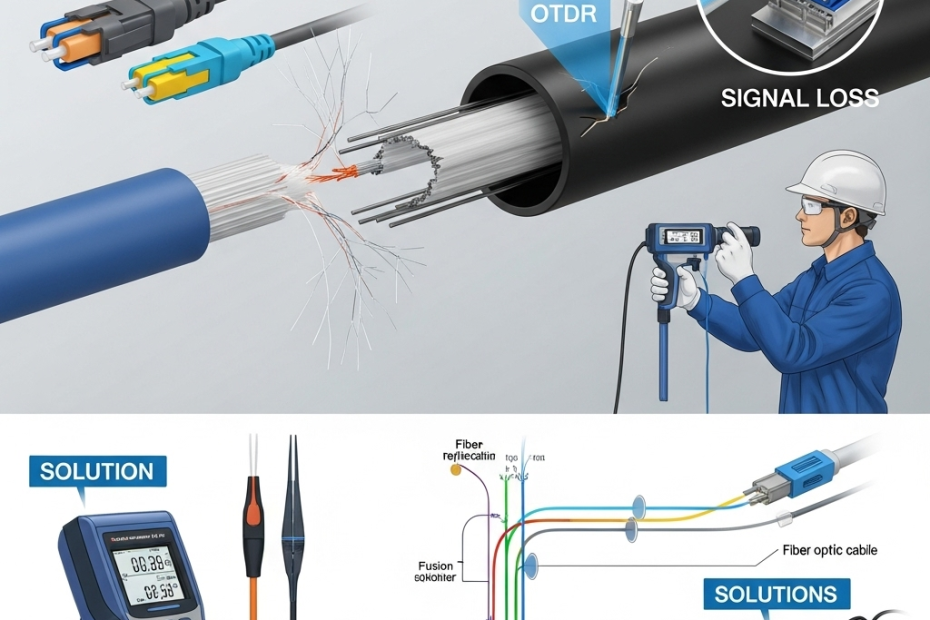 Fiber Kablo Sinyal Kaybı Çözümü 6 Fiber Kablo Sinyal Kaybı Çözümü